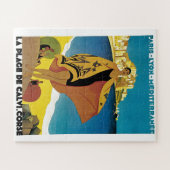 Franse illustratie van het schilderen van reiskun Legpuzzel (Horizontaal)