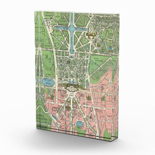 -Franse illustratiekaart Versailles Fotoblokken (Rechts)