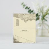 Franse immigratie briefkaart (Staand voorkant)