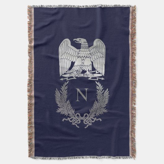 Franse imperial Eagle Deken (Voorkant Verticaal)