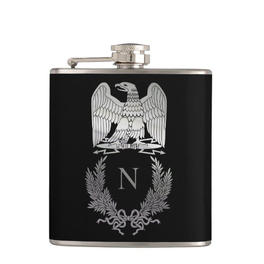 Franse imperial Eagle Heupfles (Voorkant)