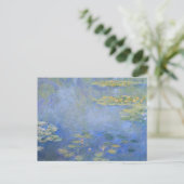Franse impressionisme Claude Monet Waterlilies Briefkaart (Staand voorkant)