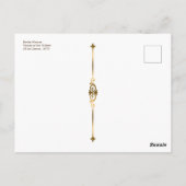 Franse impressionist Woman Painting Briefkaart (Achterkant)