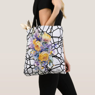 Franse Inspiratie Chic Yellow Artistic Rozen Tote Bag