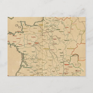 Franse instellingen briefkaart