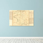 Franse instellingen canvas afdruk (Insitu (Houten vloer))