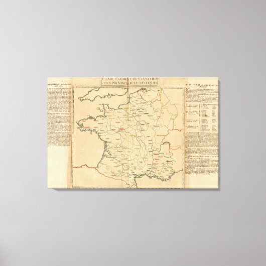 Franse instellingen canvas afdruk (Voorkant)