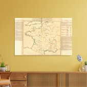 Franse instellingen canvas afdruk (Insitu (Woonkamer))