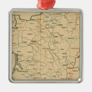 Franse instellingen metalen ornament