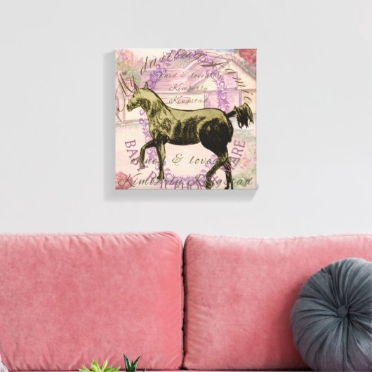 Franse Jamie Canvas Afdruk (Insitu (Woonkamer))