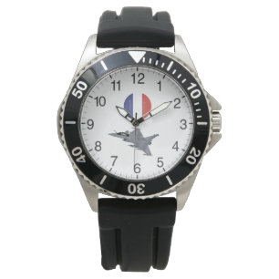 Franse Jet Fighter Horloge