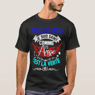 Franse jongens woorden t-shirt