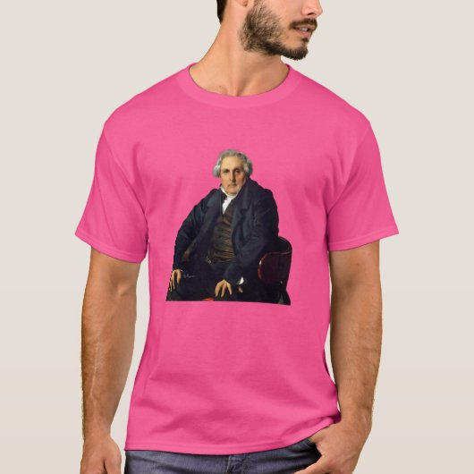 Franse journalist Louis-François Bertin door J.D.  T-shirt (Voorkant)