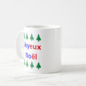 franse joyeux noel koffiemok (Voorkant links)