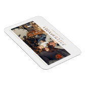 Franse Joyeux Noël Modern Typografie Aangepaste fo Magneet (Rechterzijde)