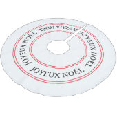 Franse Joyeux Noël rode streep Kerstmis Kerstboom Rok (Gekanteld)