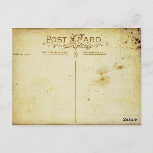  Franse Jurk vorm Naaimachine Briefkaart (Achterkant)