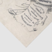 Franse  juwelen-factuur voor Manuscript Angel Tissuepapier (Detail)