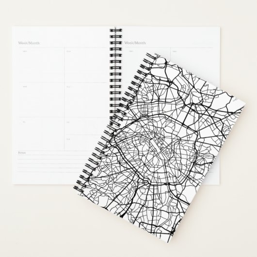 Franse kaart Parijs 2022 Planner (Display)