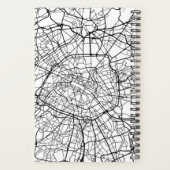 Franse kaart Parijs 2022 Planner (Achterkant)