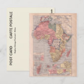 Franse kaart van Afrika 1920 (Voorkant / Achterkant)