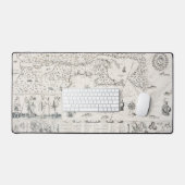 Franse kaart van Canada (Québec) door Champlain 16 Bureaumat (Keyboard & Muis)