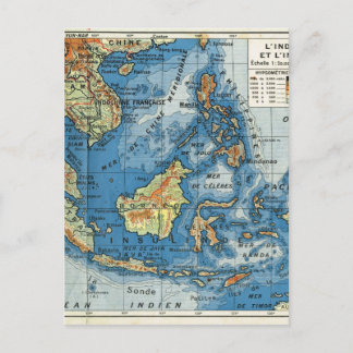  Franse kaart van Indonesië