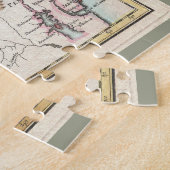  Franse kaart voor de Grote Meren in Canada / Amer Legpuzzel (Zijkant)