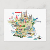 Franse kaart voor toeristen (Voorkant)