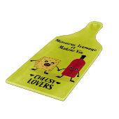 Franse kaas- en wijngiften snijplank (Hoek)