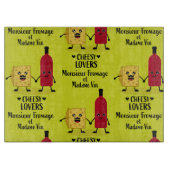 Franse kaas- en wijngiften snijplank (Voorkant)