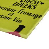 Franse kaas- en wijngiften snijplank (Hoek)