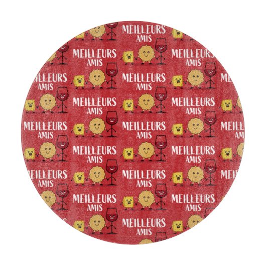 Franse kaasliefhebbers snijplank (Voorkant)