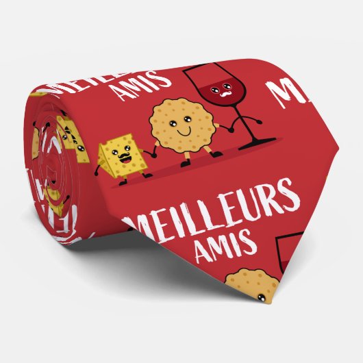 Franse kaasliefhebbers stropdas (Opgerold)