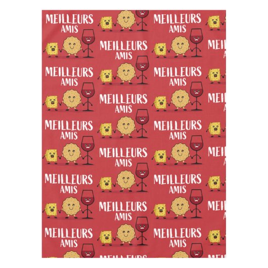 Franse kaasliefhebbers tafelkleed (Voorkant)