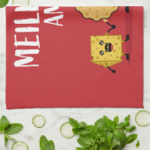 Franse kaasliefhebbers theedoek (Gevouwen)