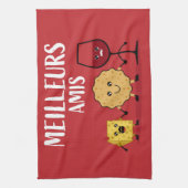 Franse kaasliefhebbers theedoek (Verticaal)