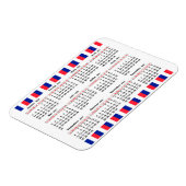 Franse kalender 2021 magneet (Linkerzijde)