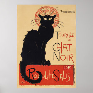 Franse kat poster