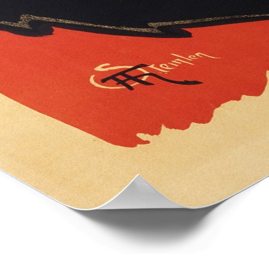 Franse kat poster (Hoek)