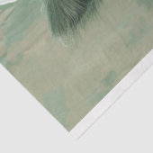 Franse kat salie groene decoupage Tissuepapier (Detail)