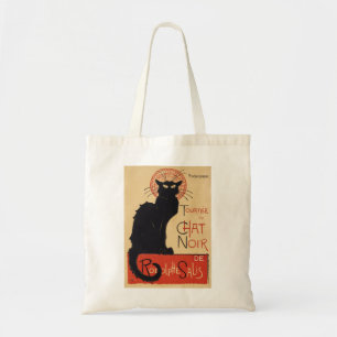 Franse kat tote bag