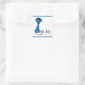 Franse kat zegt M.RD. Sticker (Tas)