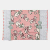 Franse katten theedoek (Horizontaal)