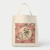 Franse katten tote bag (Voorkant)