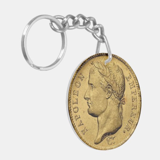 Franse keizer Napoleon Sleutelhanger (Voorkant Links)