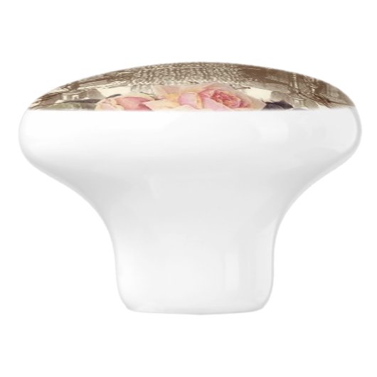  Franse keramische knop (Zijkant)