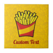 Franse keramische tegel tegeltje (Voorkant)