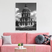 -Franse kerk Saint Louis Invalides Canvas Afdruk (Insitu (Woonkamer))