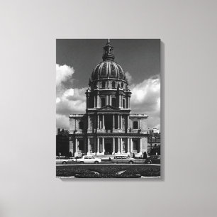 -Franse kerk Saint Louis Invalides Canvas Afdruk